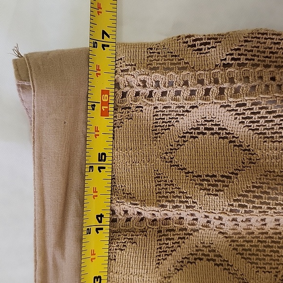 COLDWATER CREEK Women's Tan Cotton Knit Maxi A-line Skirt Bohemian Western P14 - Picture 5 of 10